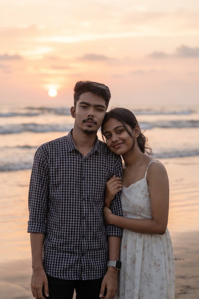 Add a Girlfriend to Your Photo and Create a Sunset Beach Couple Scene