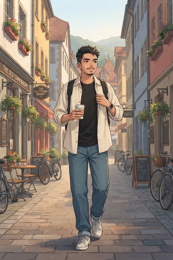 Photo to Anime AI — Create a Beautiful European Travel Scene