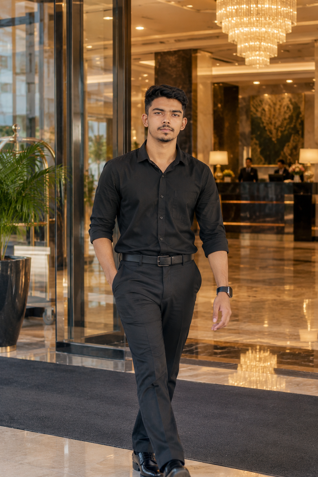 AI Prompt to Create a Cinematic Five-Star Hotel Portrait