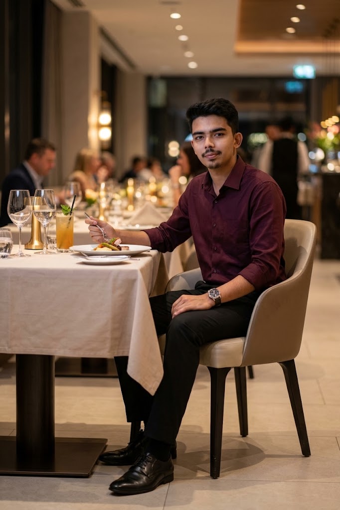 AI Prompt for a Premium Fine-Dining Lifestyle Photograph
