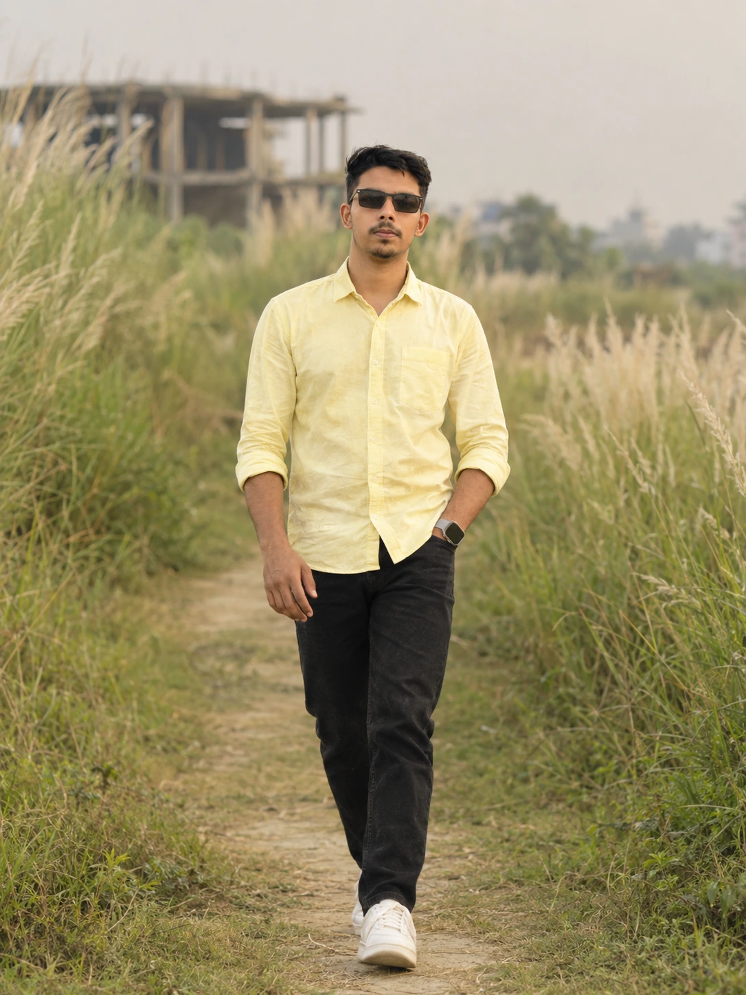 AI Prompt for a Cinematic Kashful Flower Field Photo Recreation