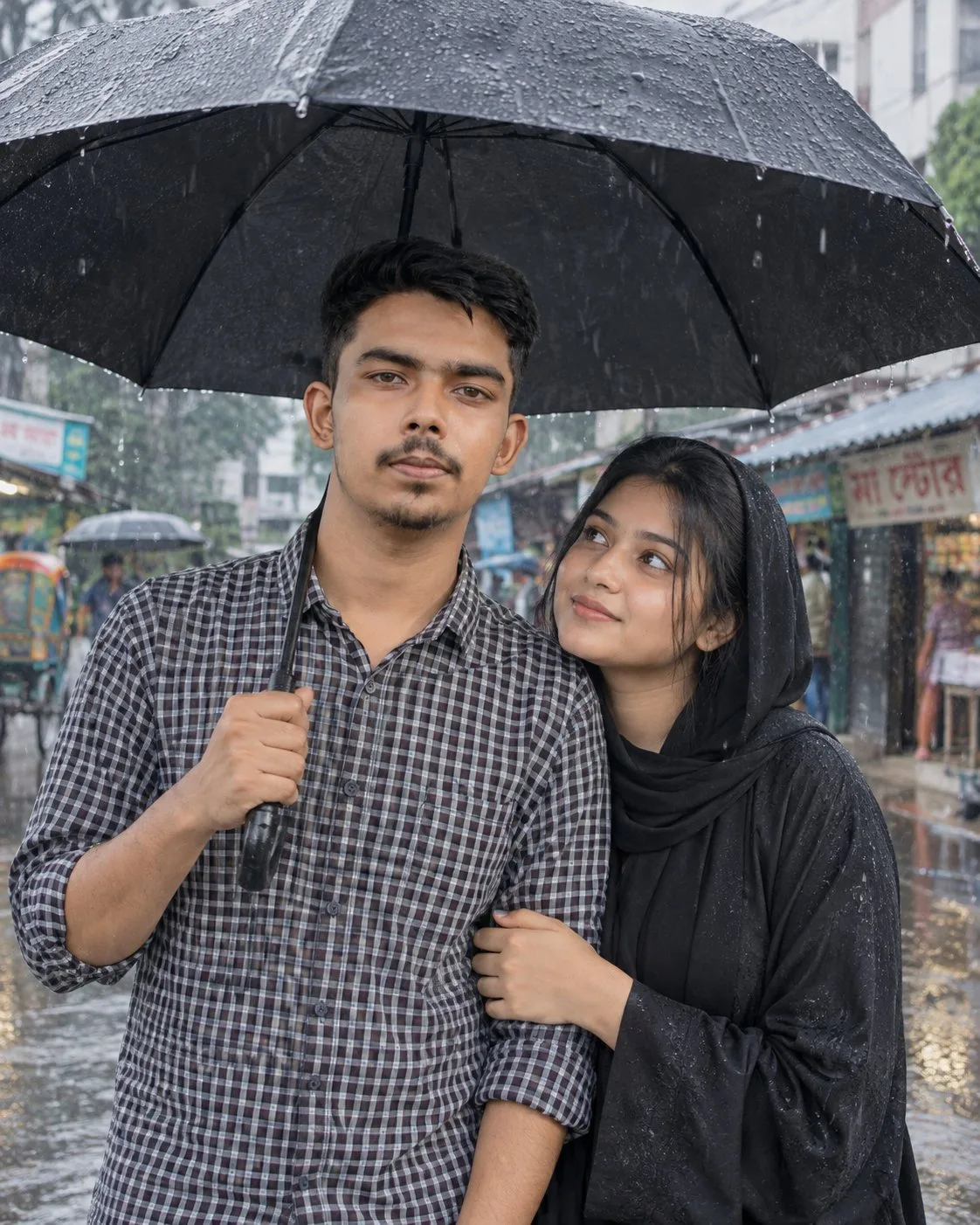 Upload One Photo and Get a Realistic Rainy Couple Moment with AI