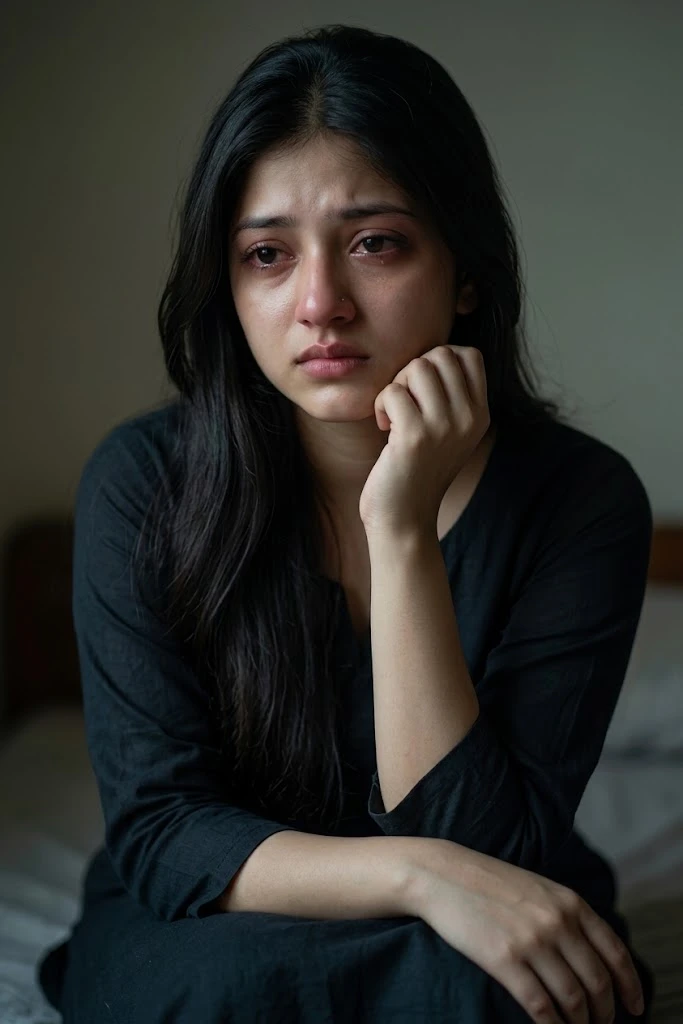 Emotional Pain Realistic AI Photo Prompt