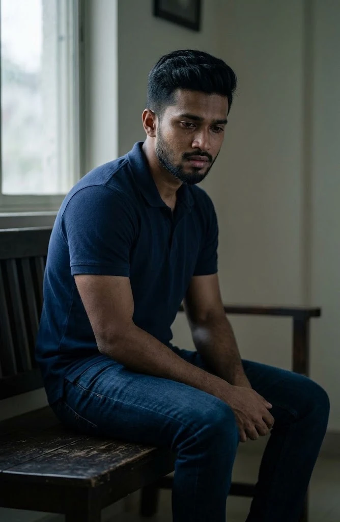 Silent Heartbreak Photorealistic AI Portrait Prompt