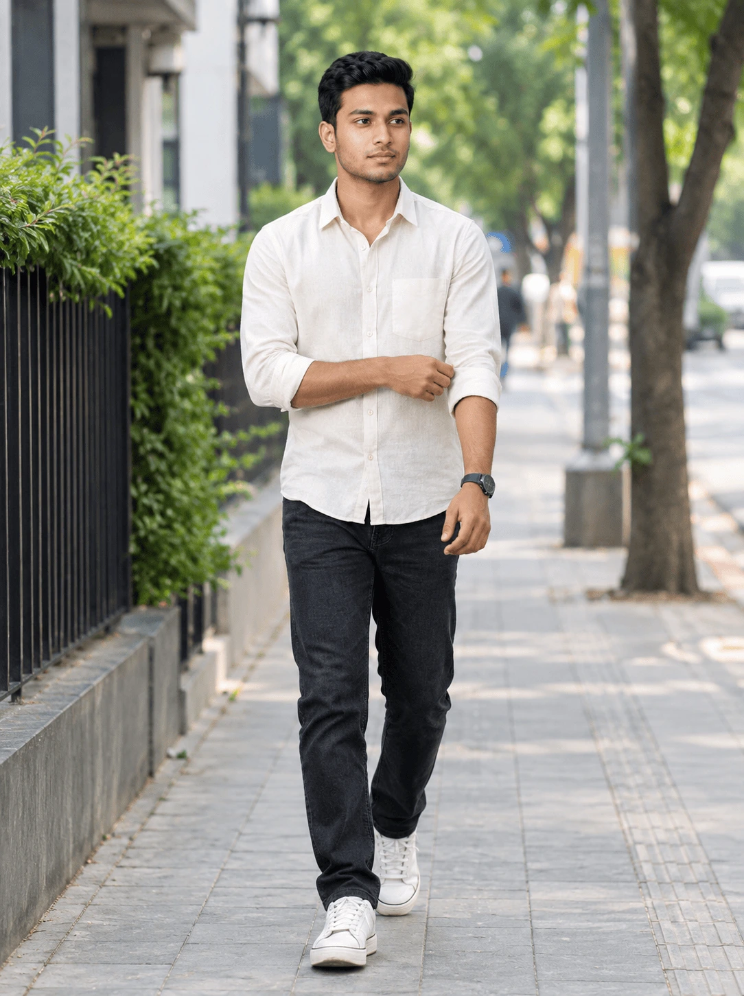 ChatGPT AI Prompt for a Natural Walking Street Portrait