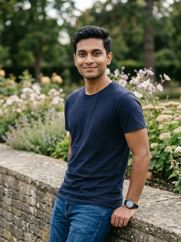 Gemini AI Prompt for a Natural Garden Smile Photo