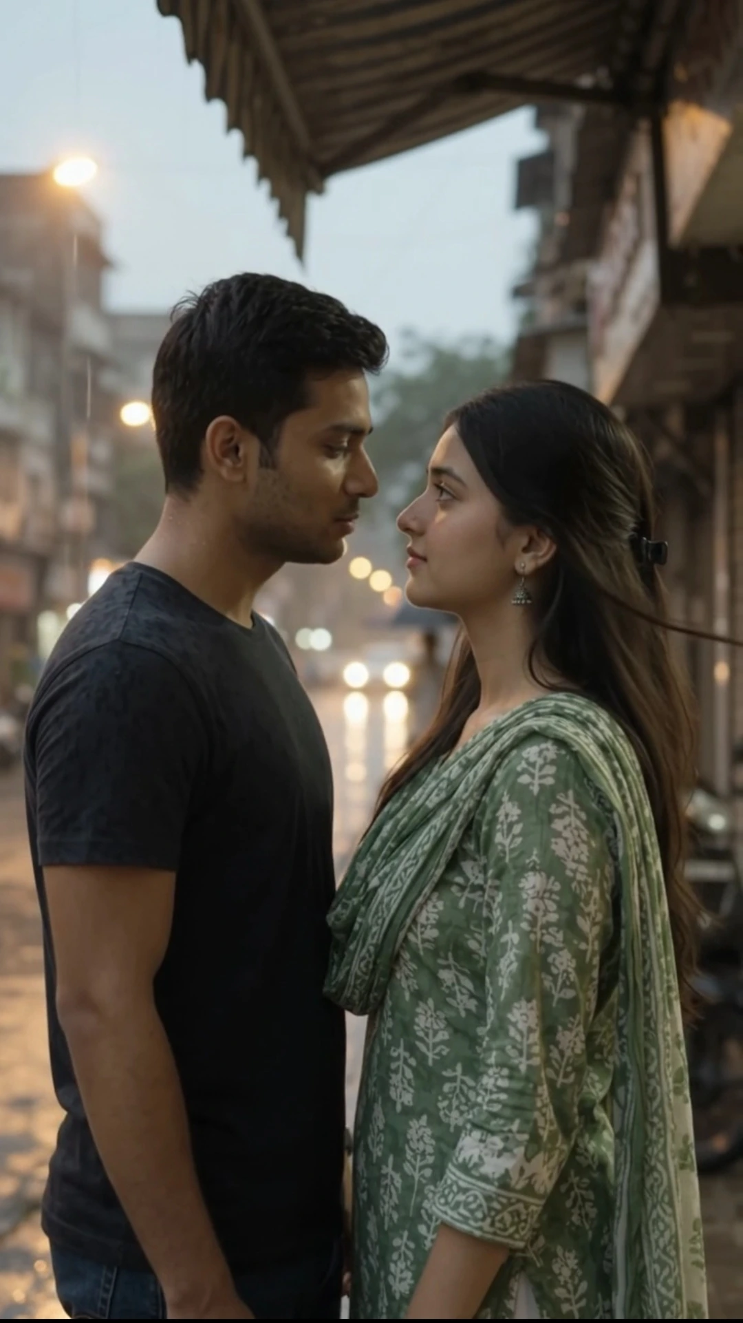 Cinematic Couple Love Story AI Prompt